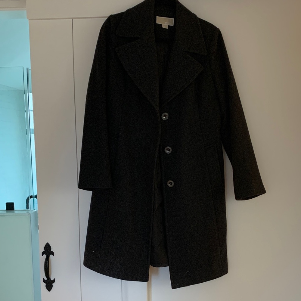 Michael Kors Charcoal Trench Coat